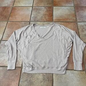 Free people WE THE FREE THERMAL WAFFLE HENLEY